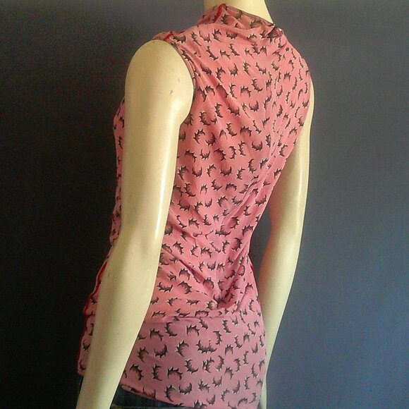Marni Italy Pink 100% Silk Sleeveless Top IT 38 Sm - Picture 8 of 12